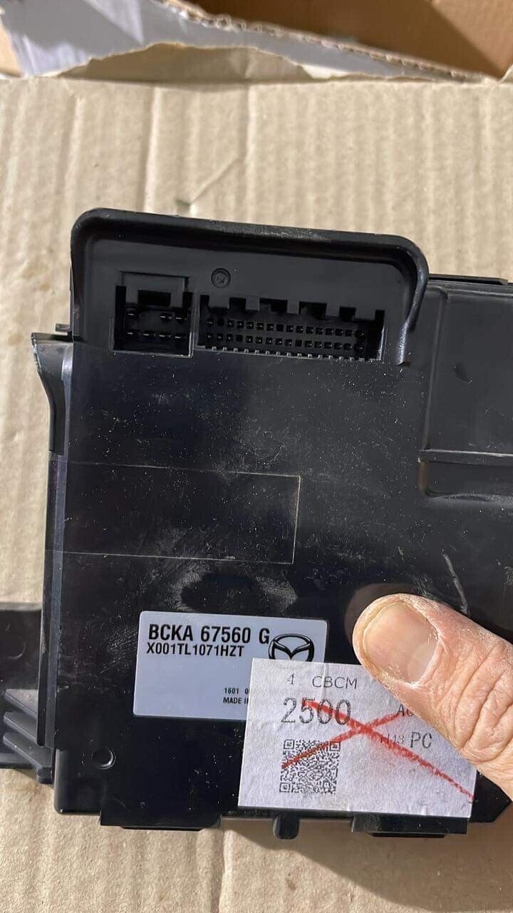 Mazda 3 2020 2023 OEM BCM CBCM body control unit BCKA67560G