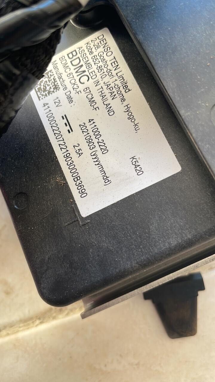 Mazda 3 2021 2023 BDMC UNIT TCU FT0127A BDMC67CM0F 67CK2-C