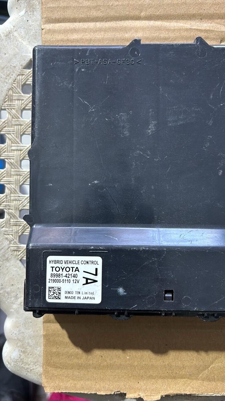 TOYOTA RAV4 2019 2022 OEM HYBRID ECU CONTROL Unit 8998142140 7A
