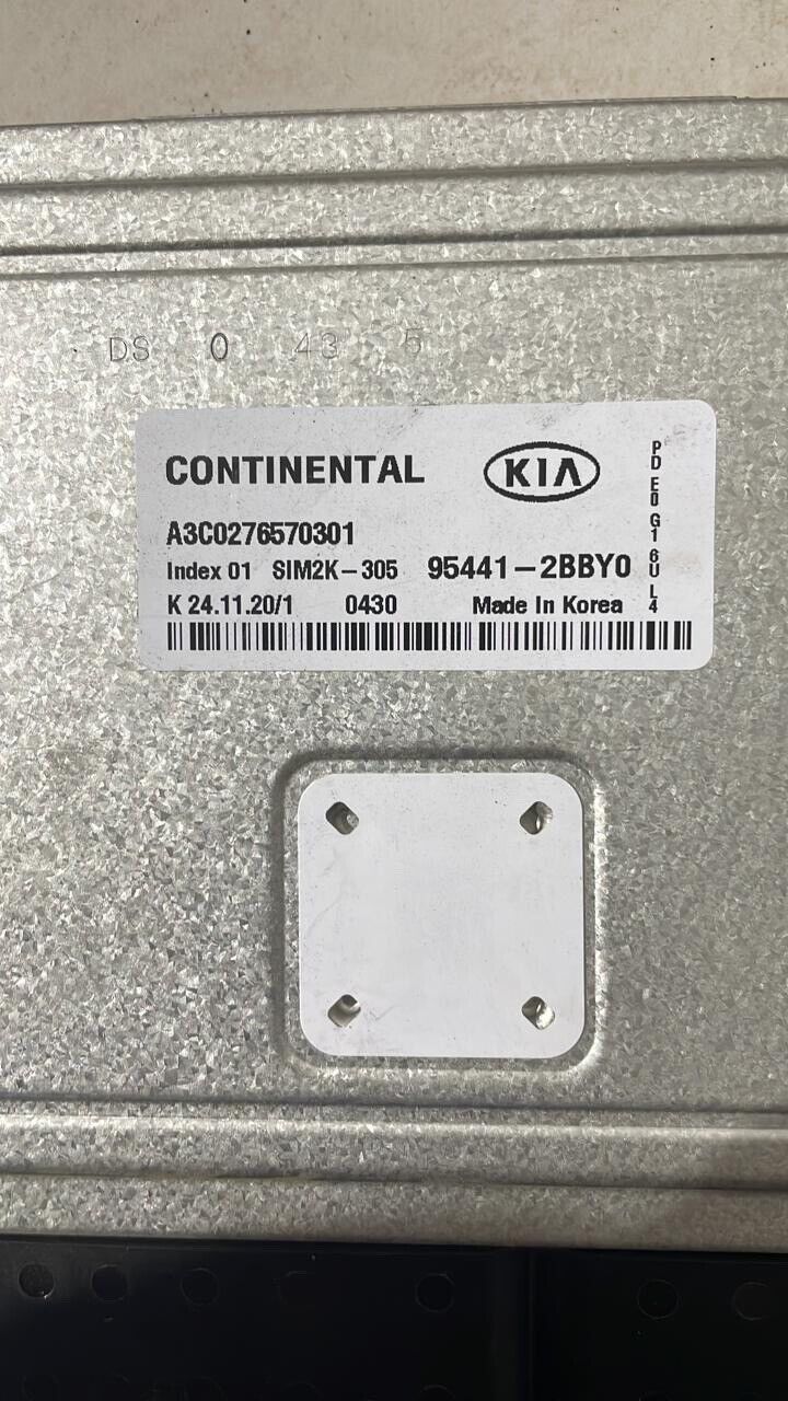 kia niro 2019 2021 OEM ECU gear control unit ECU Set 391B103454 954412BBY0