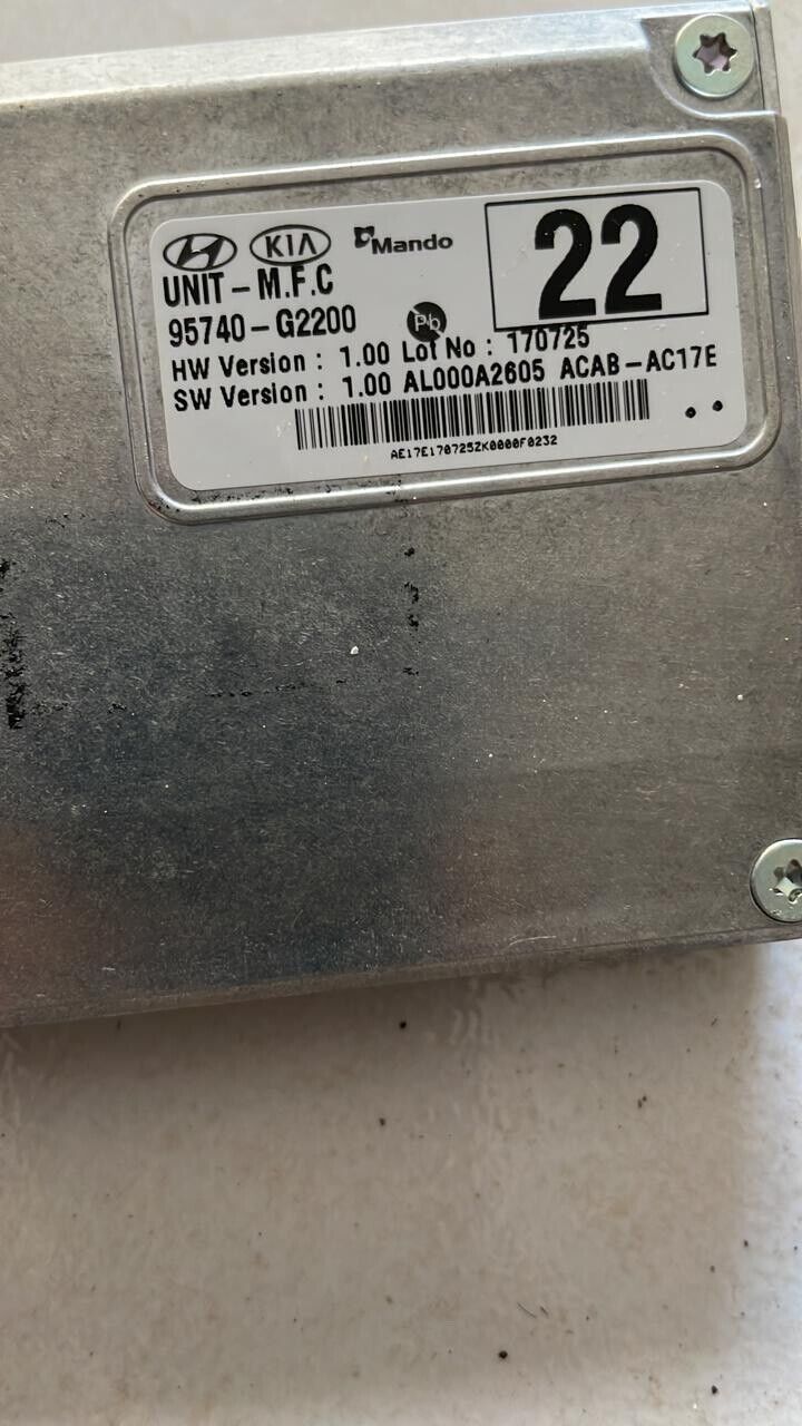 Hyundai ioniq 2017 2021 OEM front camera windshield lane warning 95740G2300