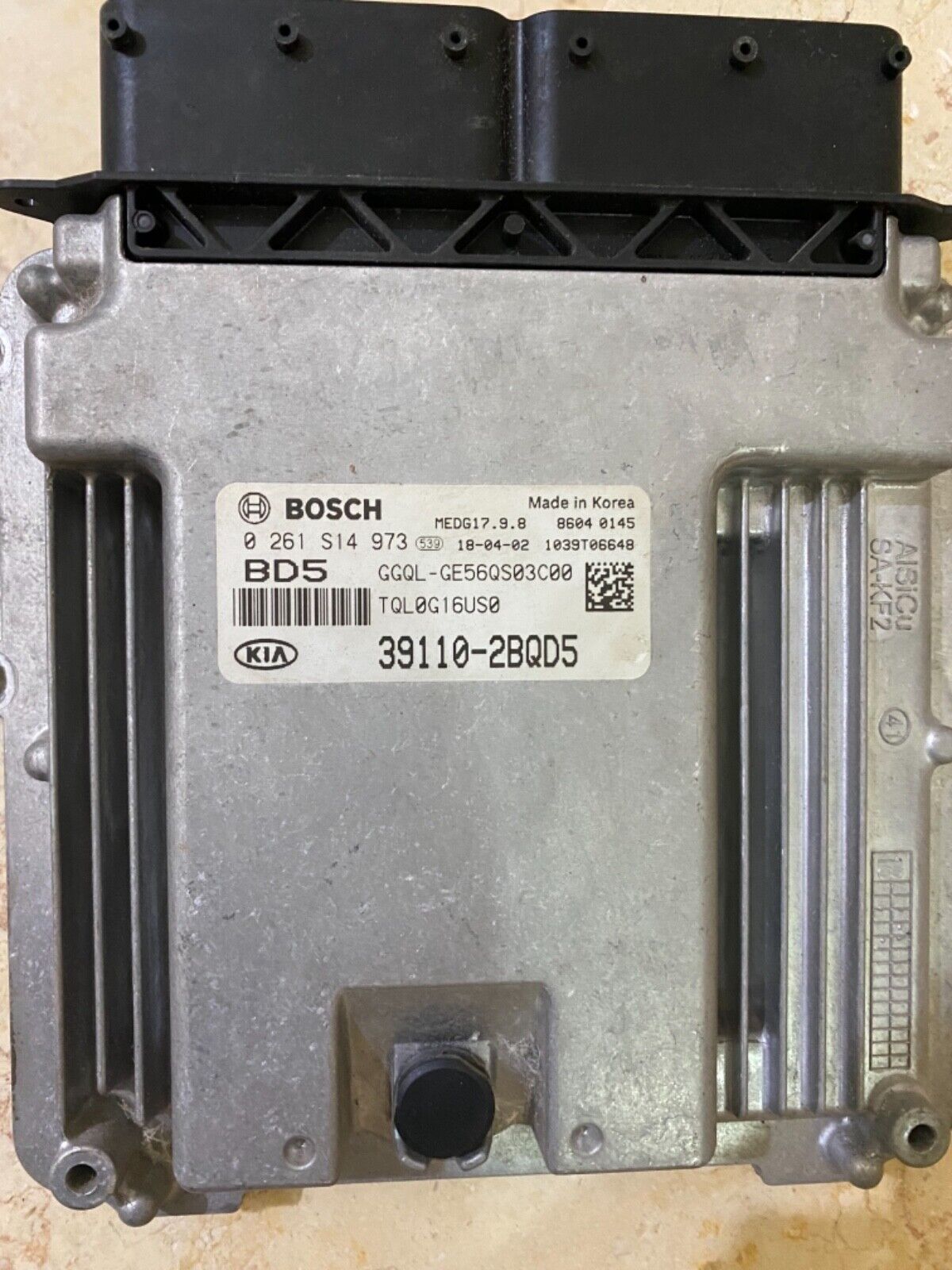 Kia Sportage 2016-2021 Engine Control Unit ECU 391102BQD5