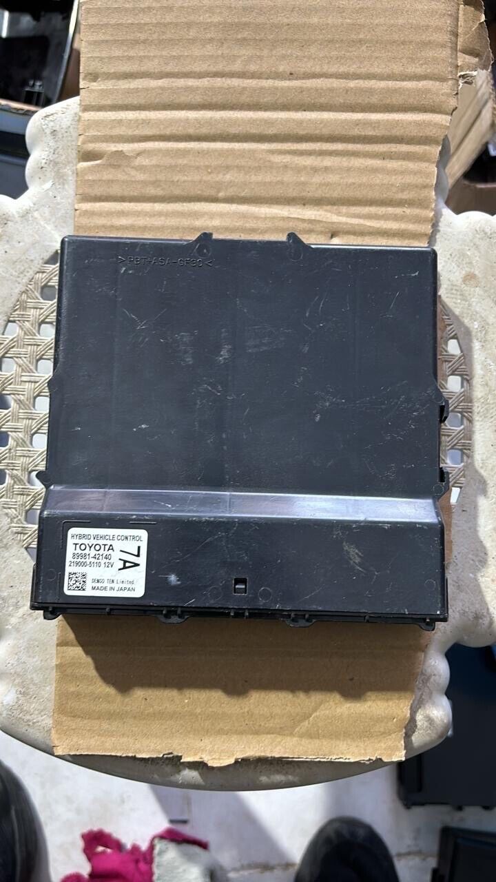 TOYOTA RAV4 2019 2022 OEM HYBRID ECU CONTROL Unit 8998142140 7A
