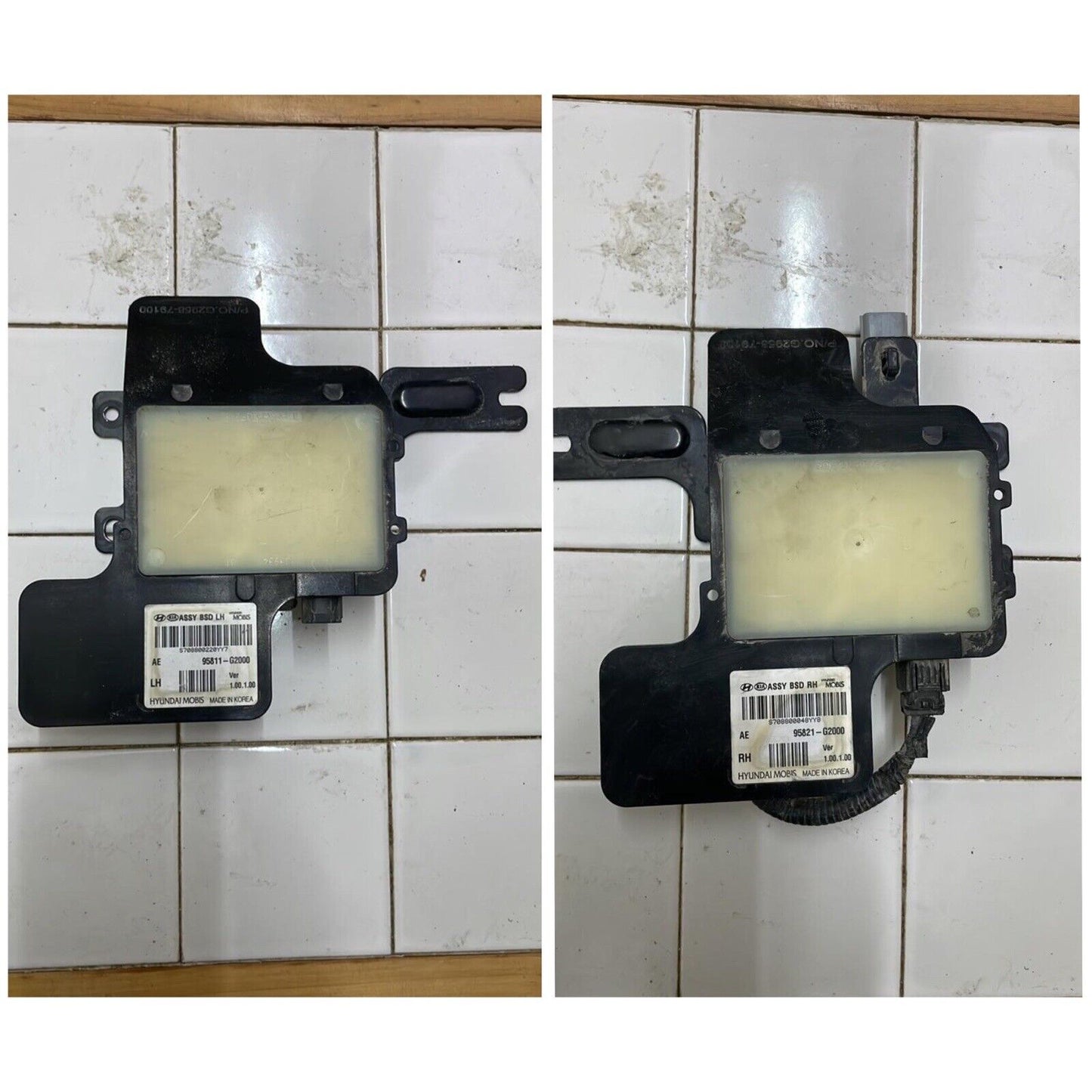 Hyundai Ioniq 2018 Rear Radar Spot Assist Sensor Set 95821G2000 95811G2000