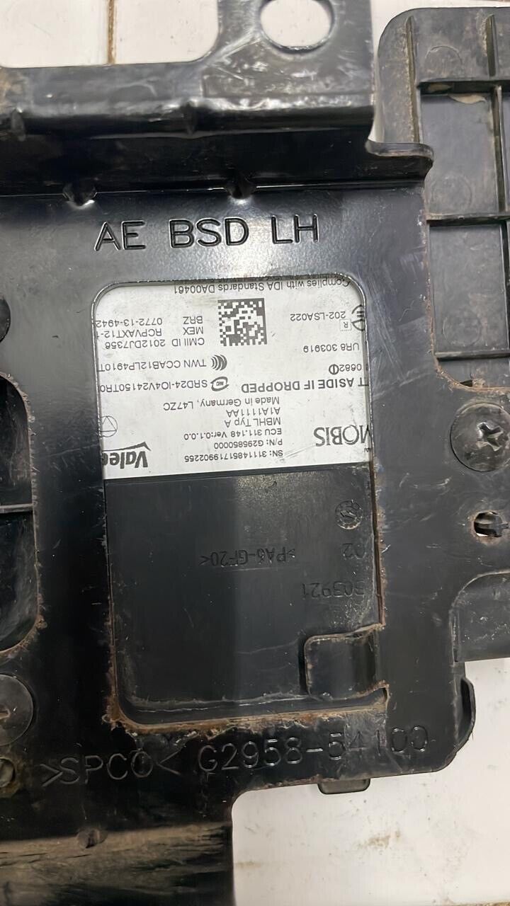 Hyundai Ioniq 2018 Rear Left Radar Spot Assist Sensor 95811G2000