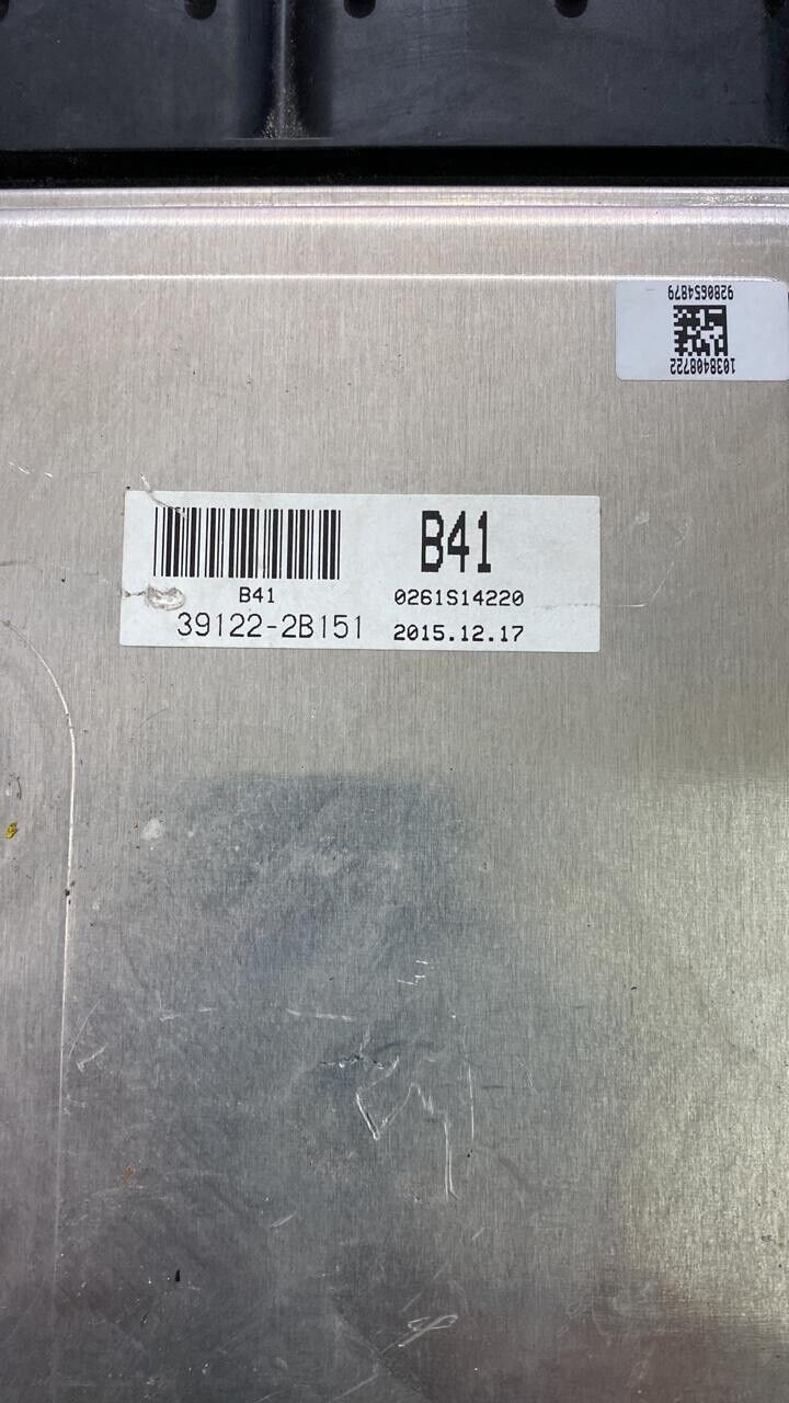 Hyundai sentra 2014 2018 ECU engine control unit 391022B121 B41