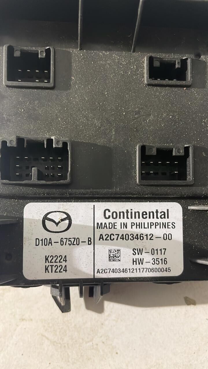 Mazda CX3 2017 2020 OEM Continental Comfort D10A675Z0 A & B