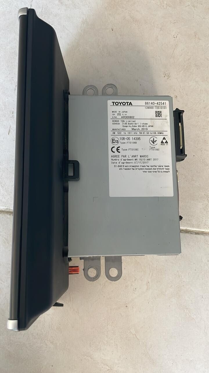 Toyota RAV4 2019 OEM Radio head unit touch screen