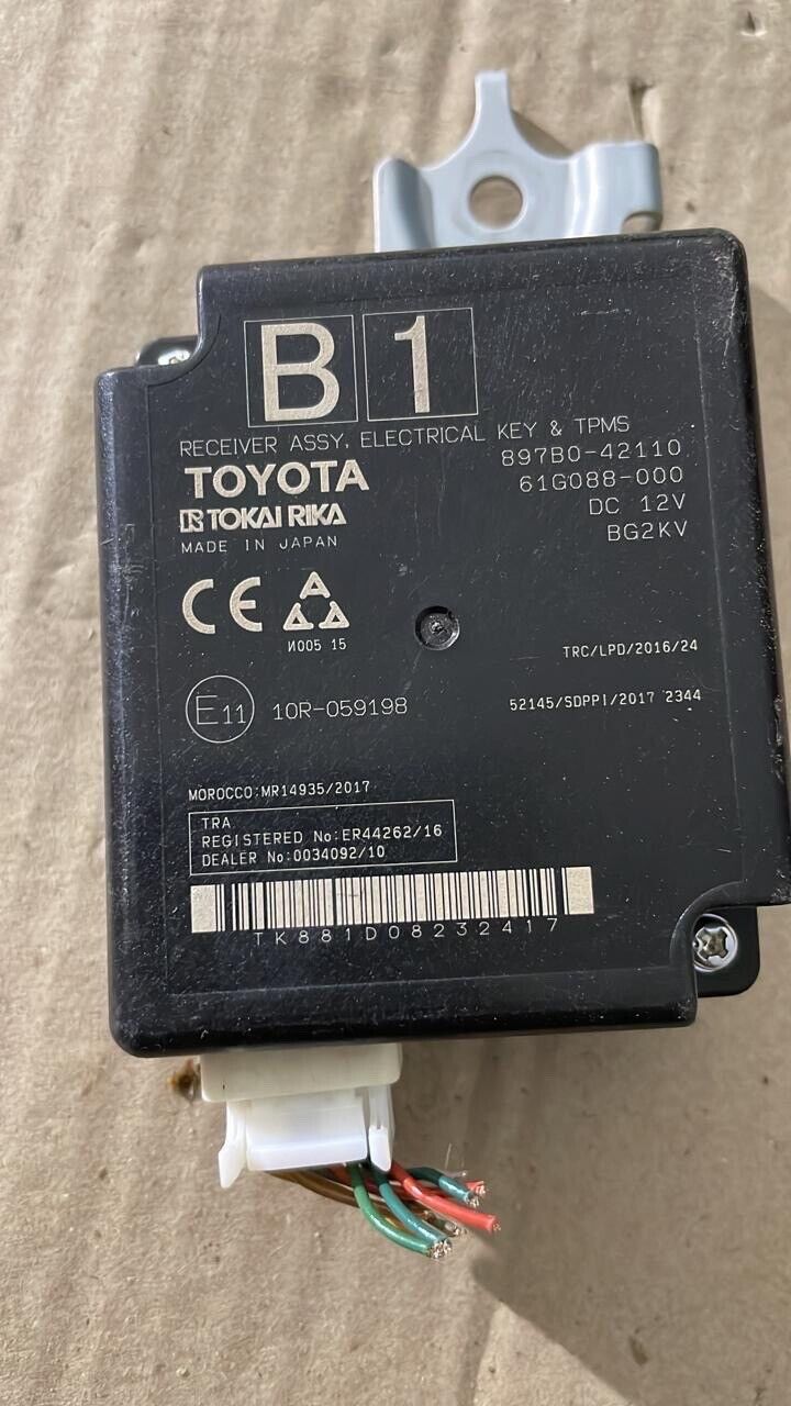 toyota rav4 2018 2022 OEM receiver assy key & tpms control unit 897B042110 B1