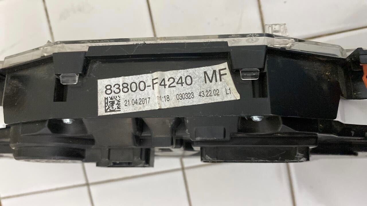 Toyota CHR 2019 2020 insturment cluster speedometer KM 83800F4240 MF