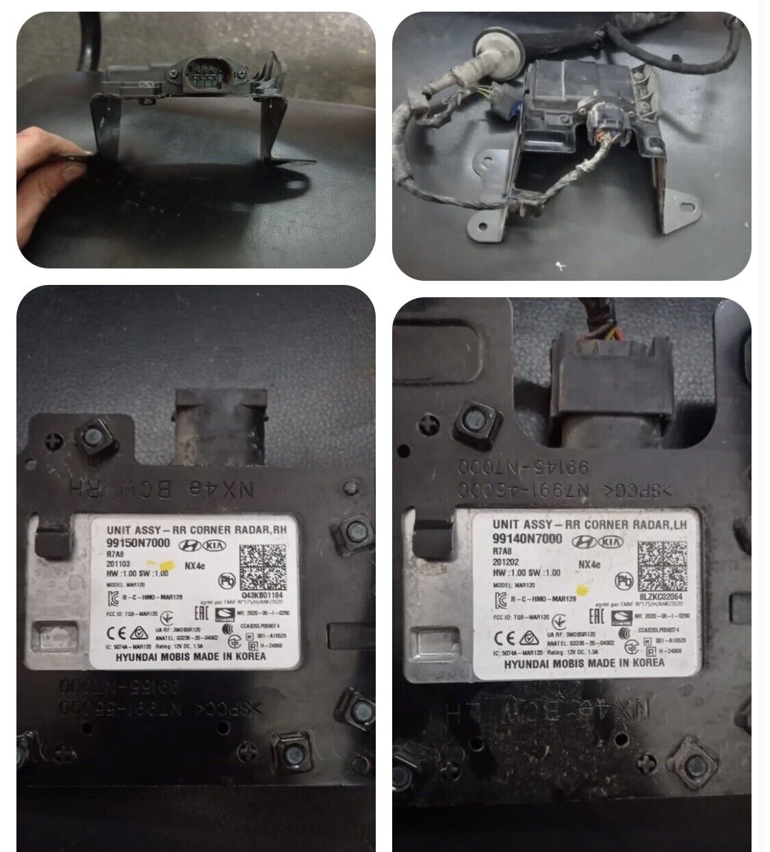 Hyundai Tucson 2021 2023 OEM Corner Rear Radar Set left and right 99140N7000