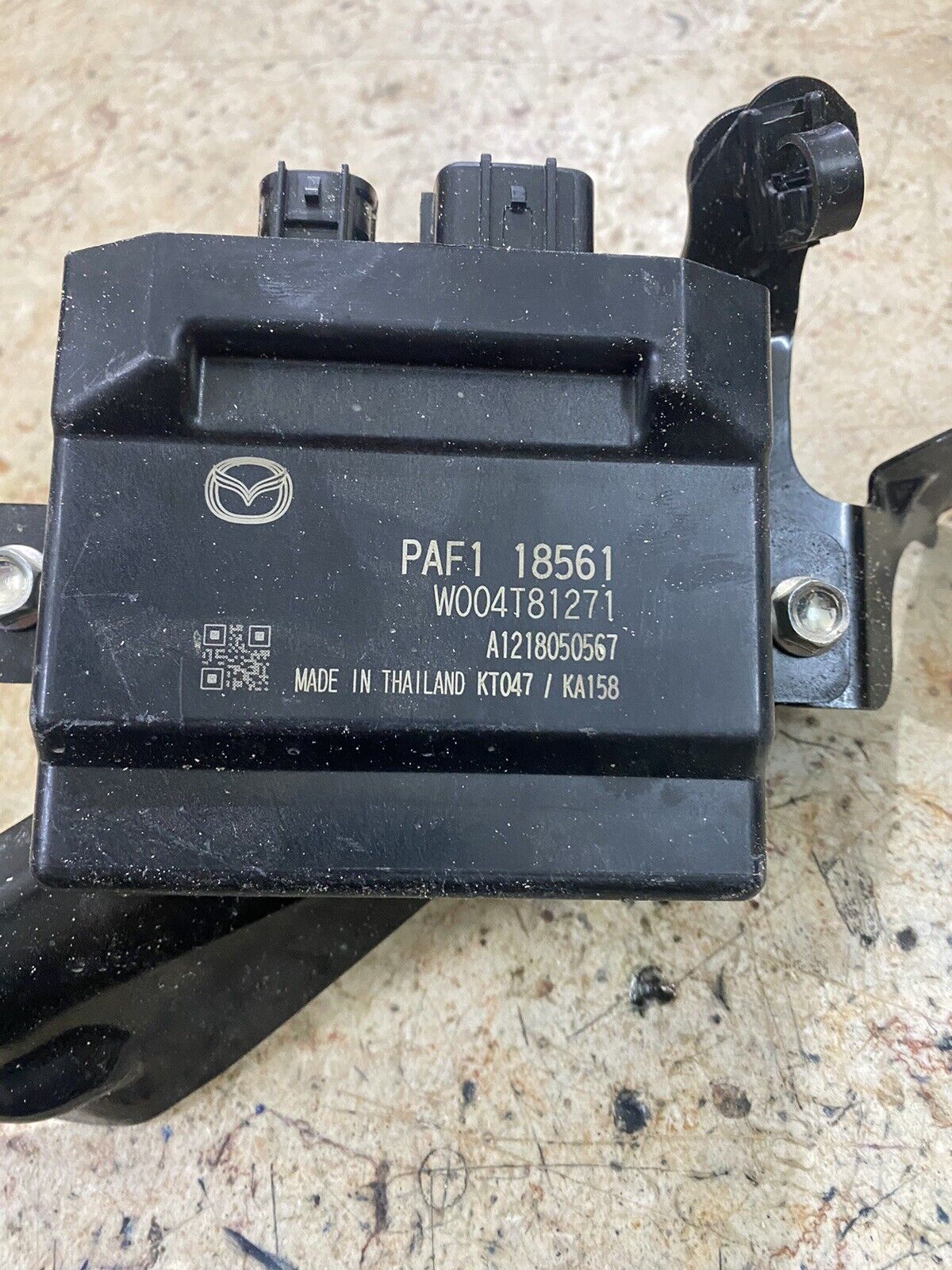 Mazda CX30 2020 fuel pump ECU PAF118561