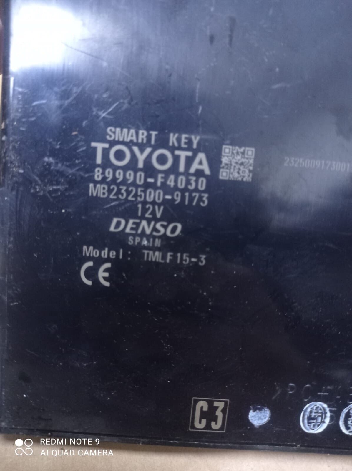 toyota CHR 2017 2022 OEM keyless Smart Control OEM 89990F4030