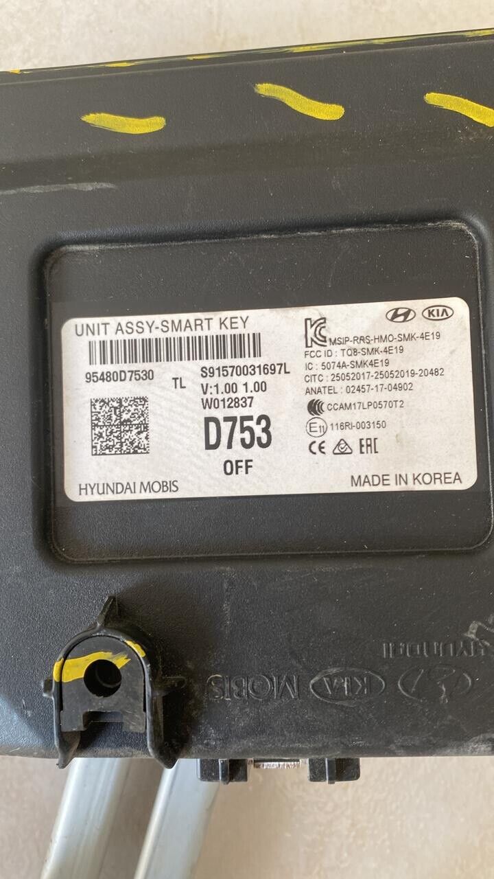 Hyundai Tucson 2019 OEM Smart key control unit 95480D7530 D753