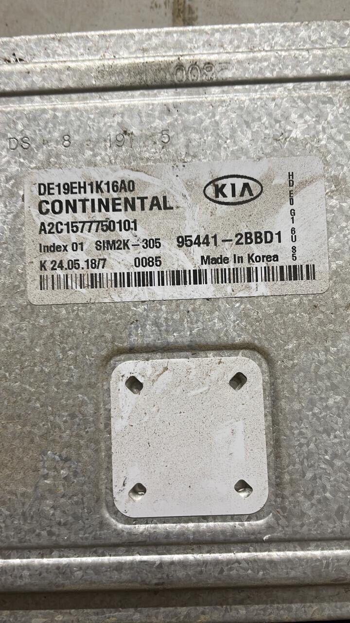 Kia Niro 2019 2021 OEM ENGINE Module CONTROL UNIT 954412BBD1