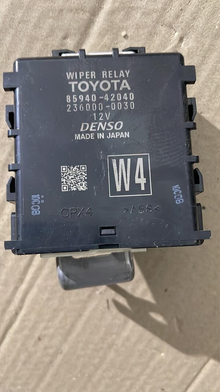 TOYOTA RAV4 2018 2022 OEM WINDSHIELD WIPER RELAY COMPUTER CONTROL MODULE UNIT