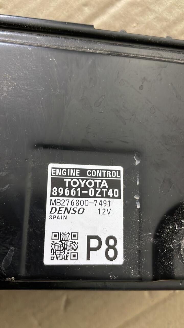 Toyota CHR 2018 2021 OEM ECU engine control unit 896610ZT40 P8