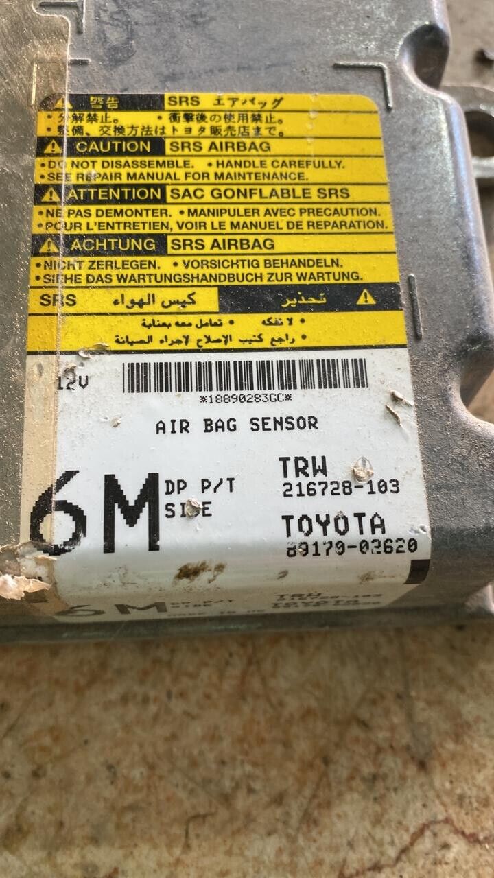 Toyota corolla bag control unit 8917002620 6M