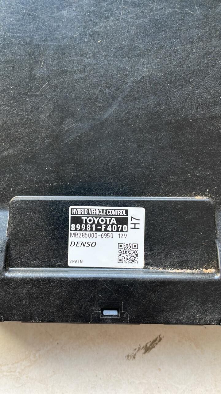 Toyota CHR 2019 2021 OEM ECU hybrid engine control unit 89981F4070