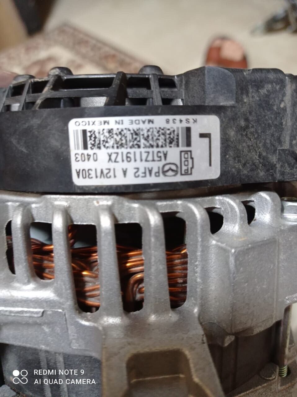 Mazda 3 2019 2020 Generator alternador A5TZ1191ZX