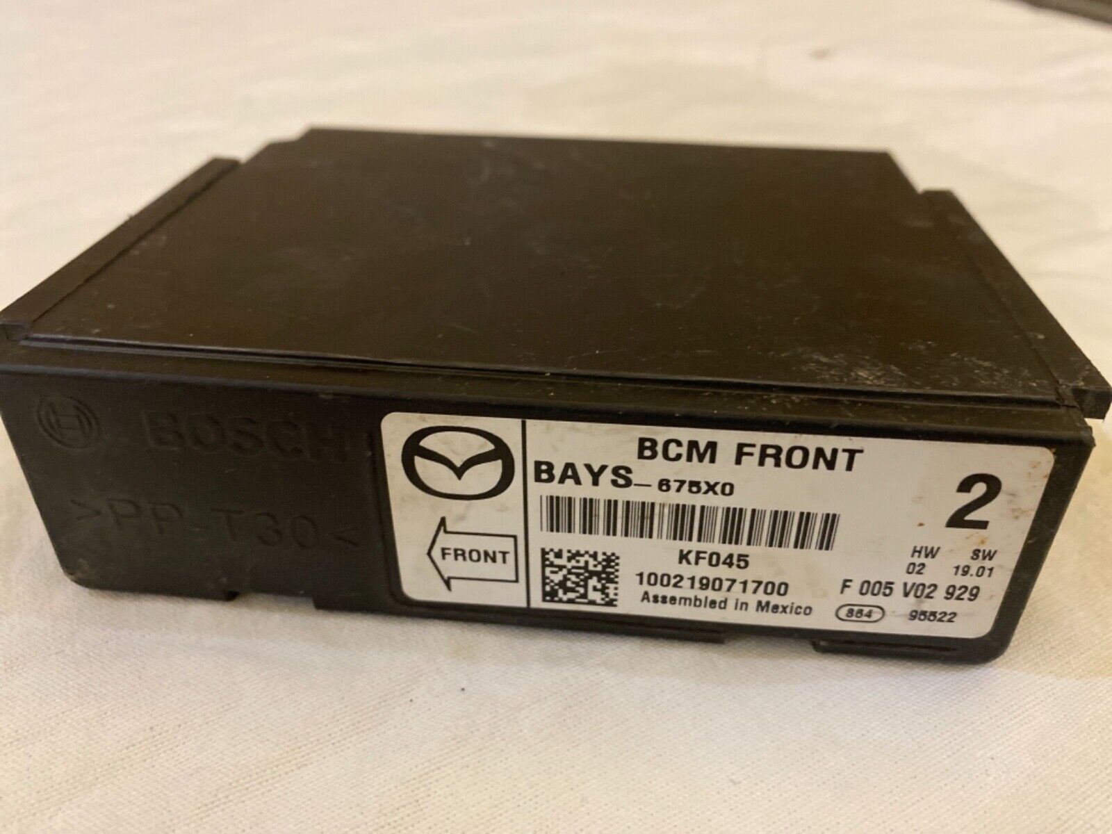 OEM Mazda BCM Front Body Control Module Computer Unit BAYS-675X0