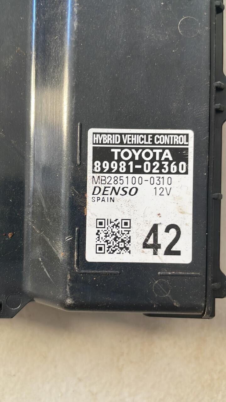 Toyota corolla 2019 2022 OEM ECU Hybrid engine control unit 8998102360 42