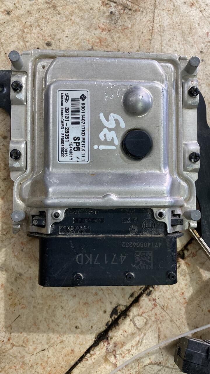 Hyundai I35 2014 2018 ECU engine control unit 391312B051 SP5 with KEY