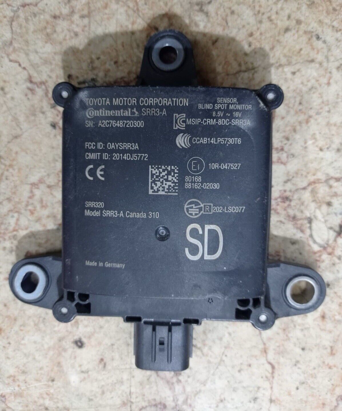 Toyota Corolla 2019 2022 OEM Rear Radar set 8816202030