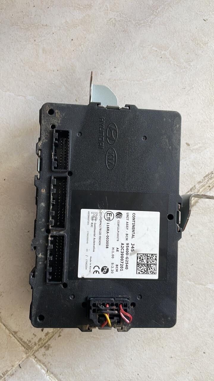 Kia Niro 2018 2021 OEM BCM body control unit 95400G2540 J45