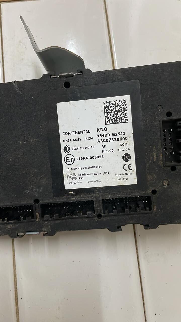 Hyundai Ioniq 2019 2022 OEM BCM Body control unit 954B0G2543 KN0