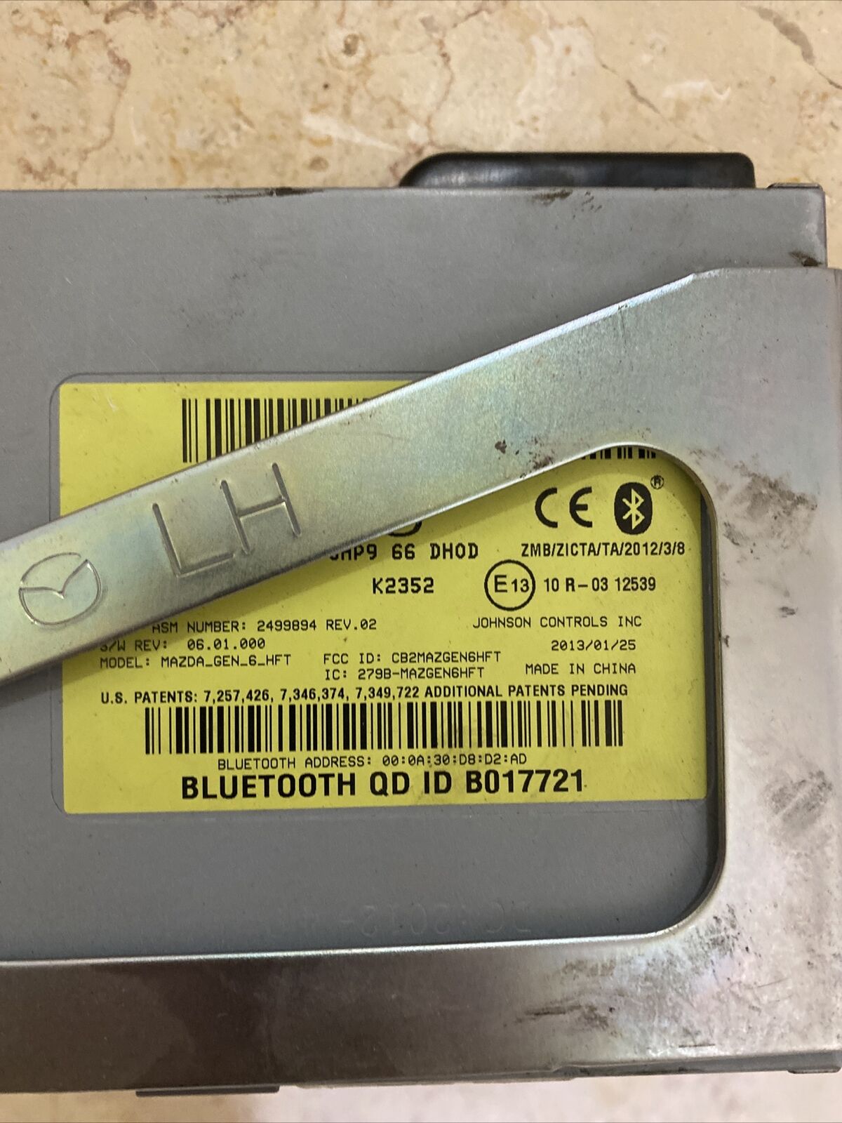 Mazda 3 CX3 Cx5 6 2014 2015 2016 2017 2018 Bluetooth connectivity module