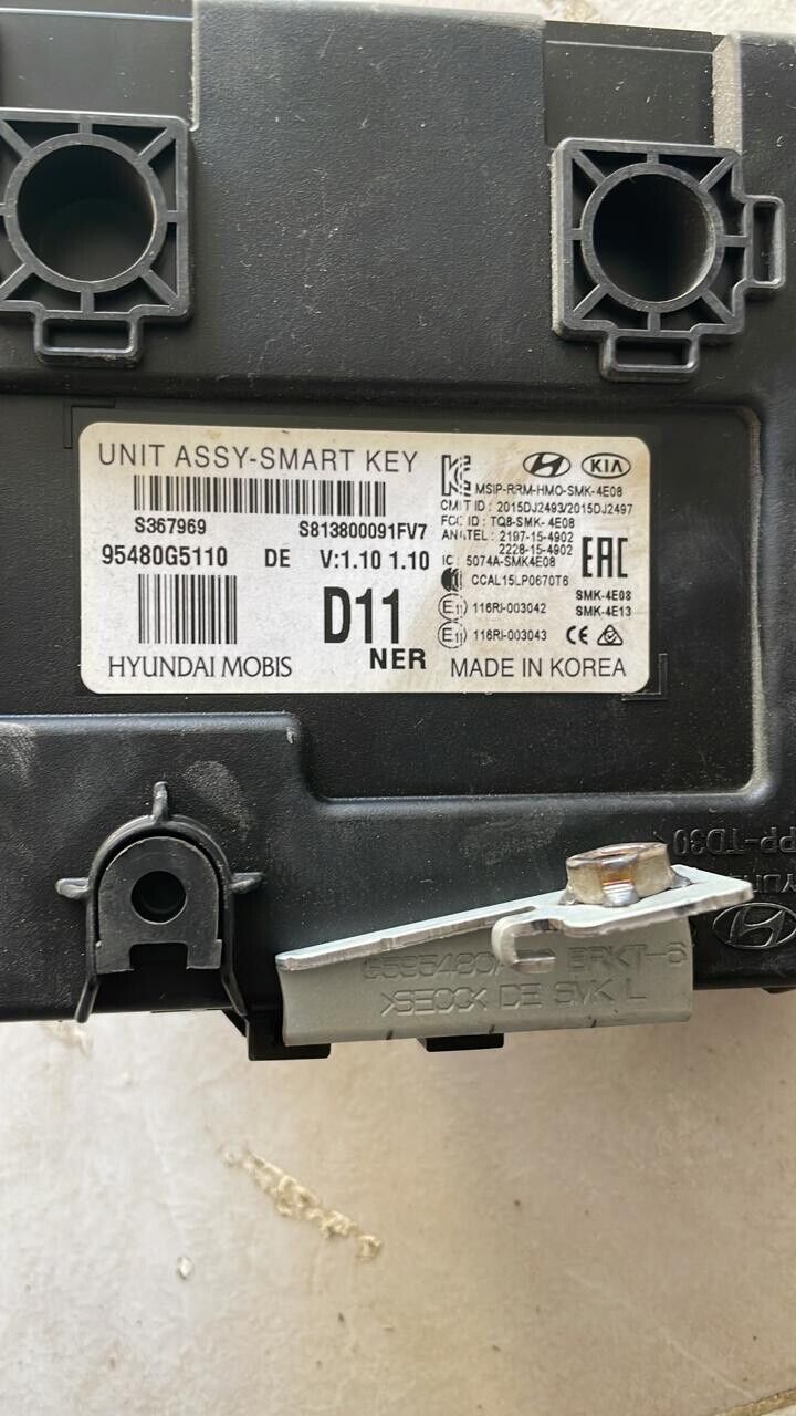 Kia Niro 2016 2019 OEM smart key control unit 95480G5110 D11