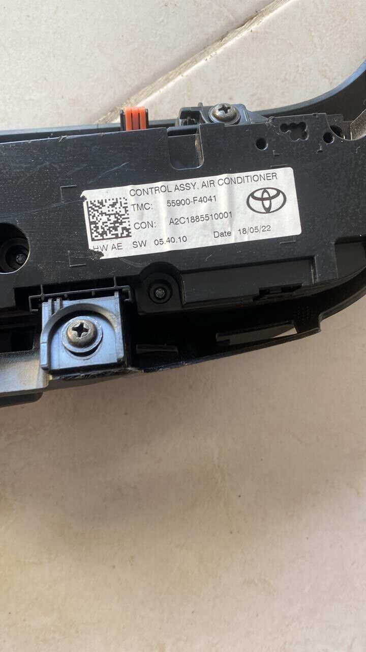 toyota CHR 2018 2022 OEM AC heating center switch control 55900F4041