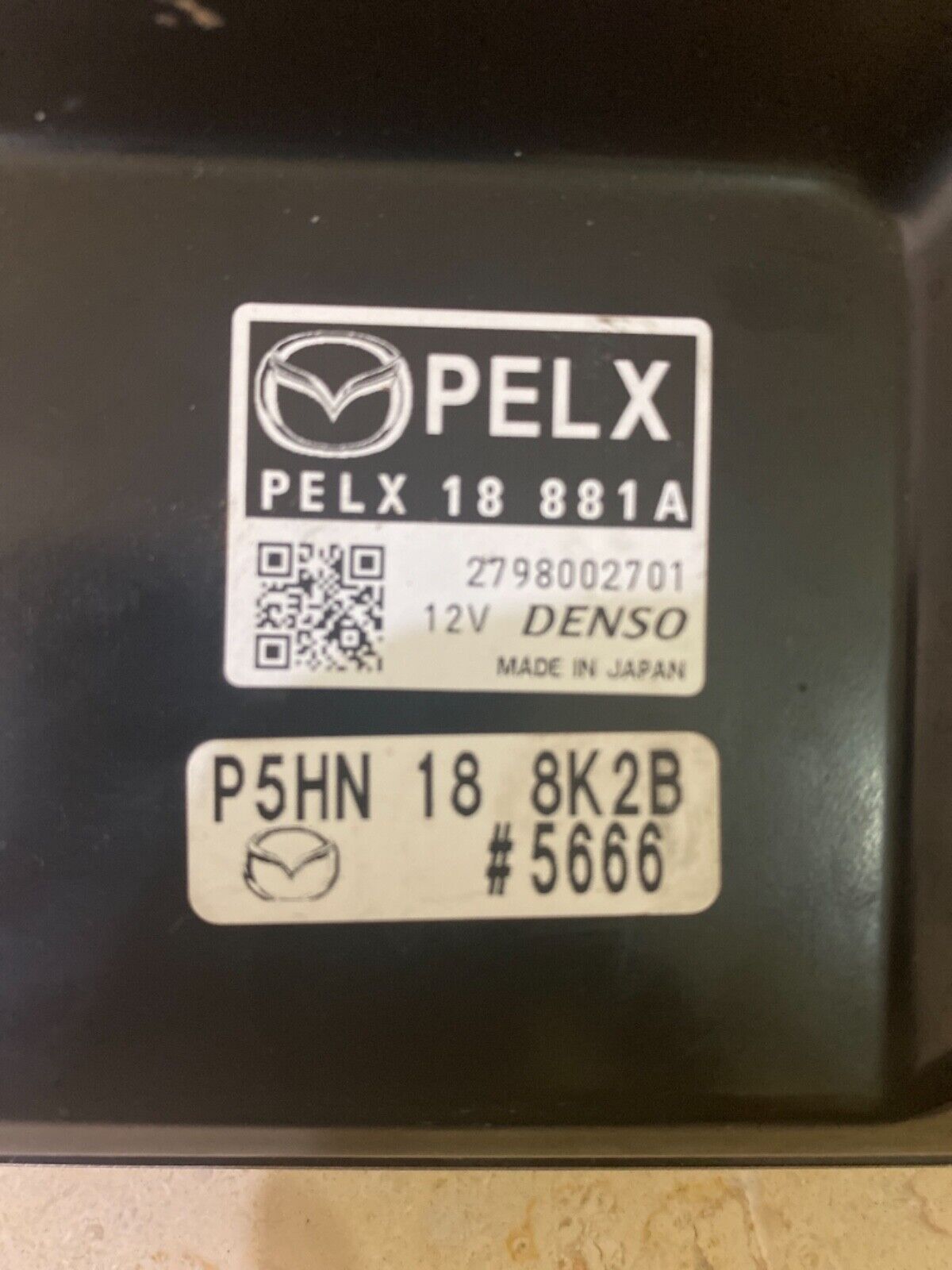 Mazda CX-5 OEM ECU Engine Control Unit PELX18881A / 2798002701 P5HN 18 8k2B