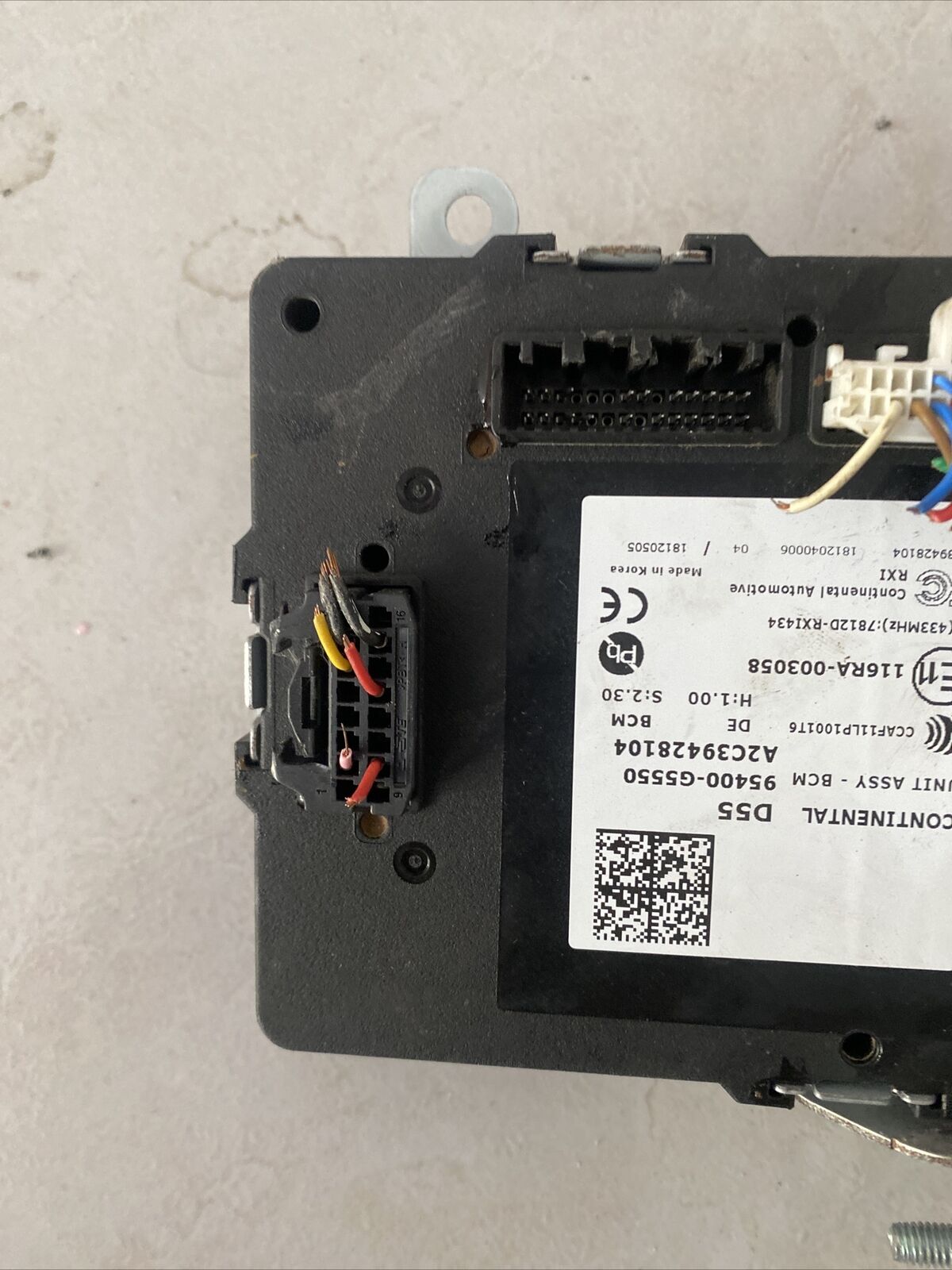 Kia Niro OEM BCM body control unit 95400G5550