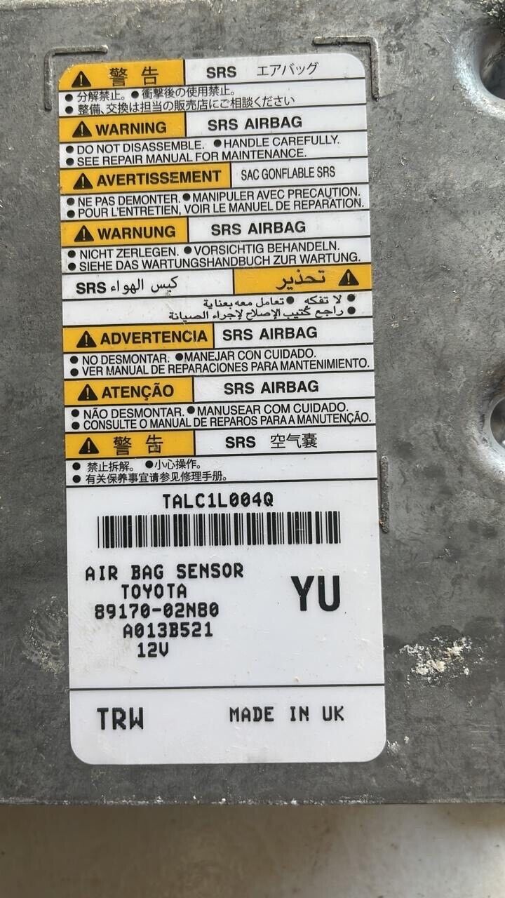 Toyota Corolla 2019 2021 OEM Sensor Control Unit 8917002NB0 YU