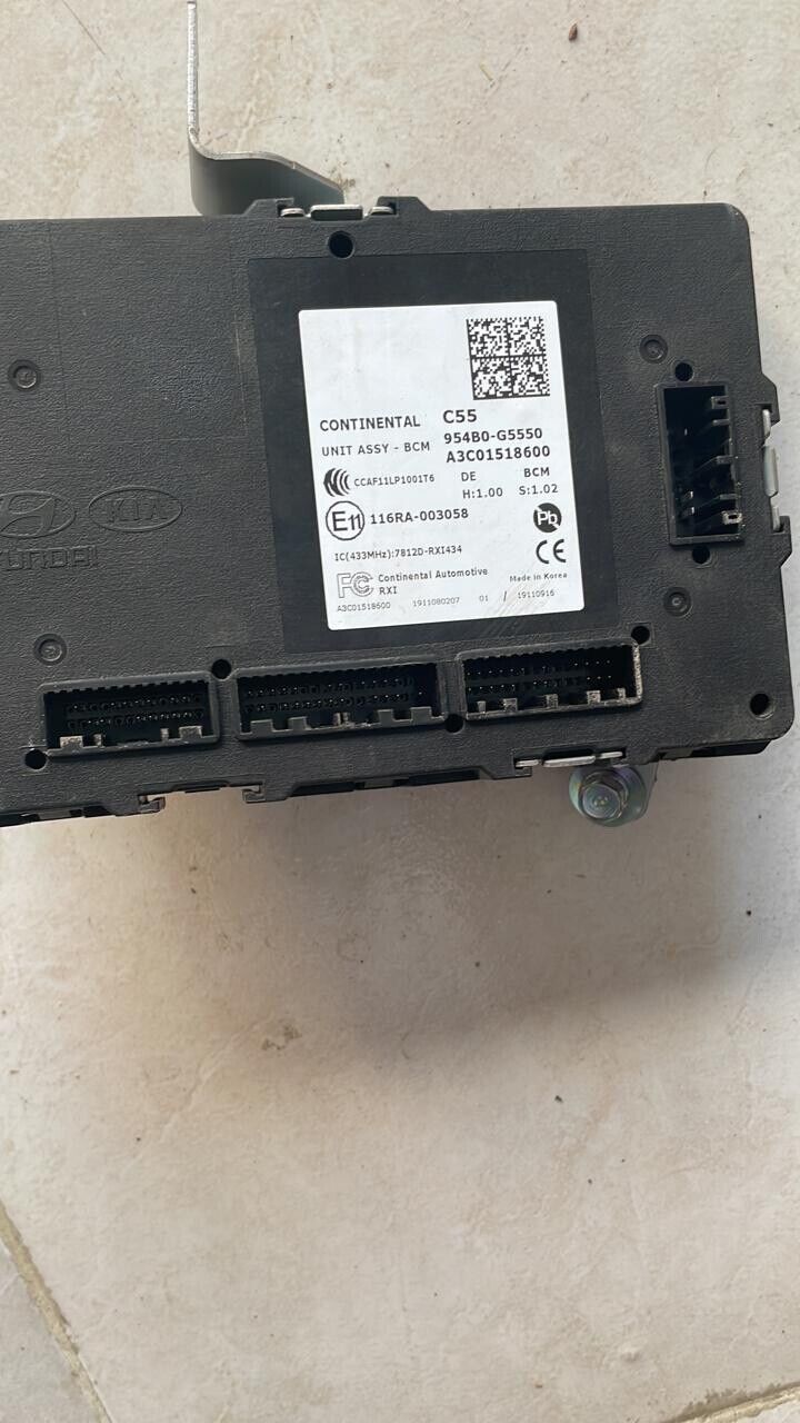 KIA NIRO 2019 2022 OEM BCM body control unit 954C0G5EF0 954B0G5550