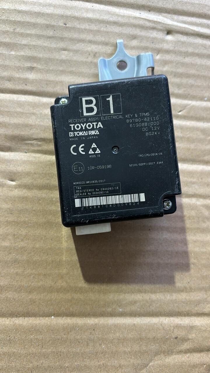 toyota rav4 2018 2022 OEM receiver assy key & tpms control unit 897B042110 B1