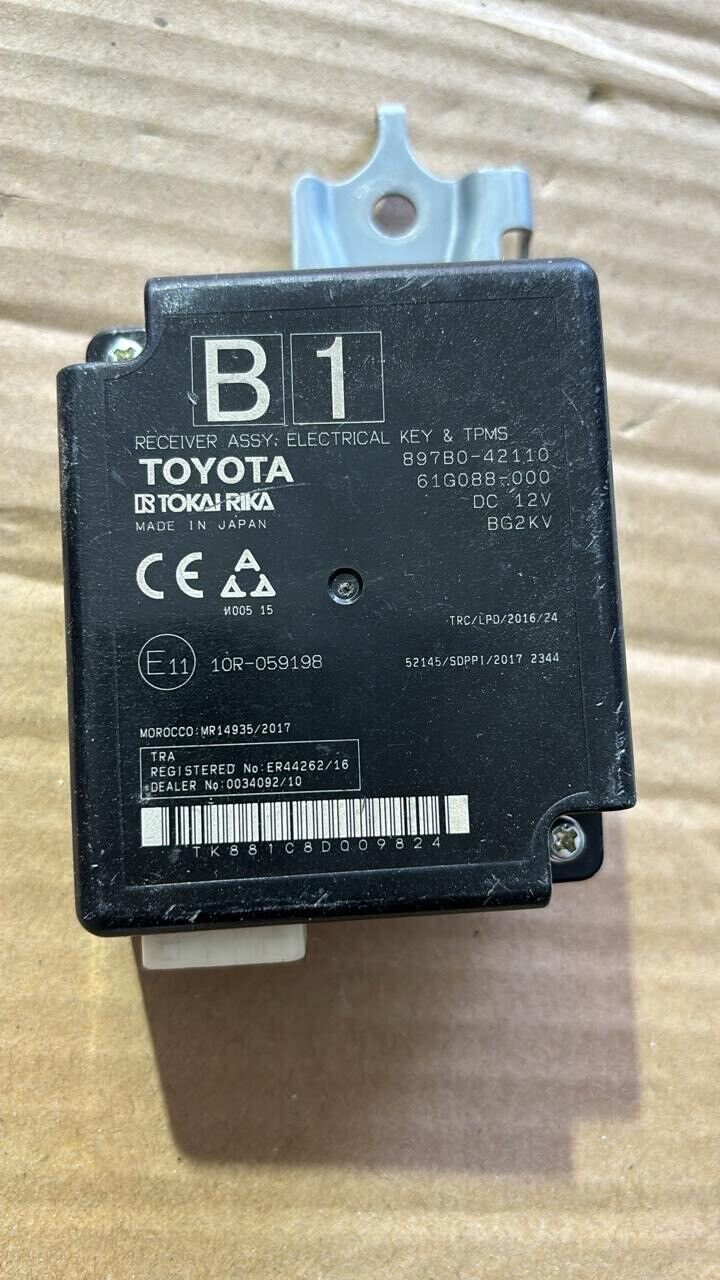 toyota rav4 2018 2022 OEM receiver assy key & tpms control unit 897B042110 B1