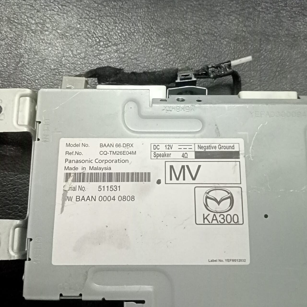 Mazda 6 3 Module ECU Tuner Auto Visual Module BAAN66DRXA /BJE466DRX BJE4 66 DRX