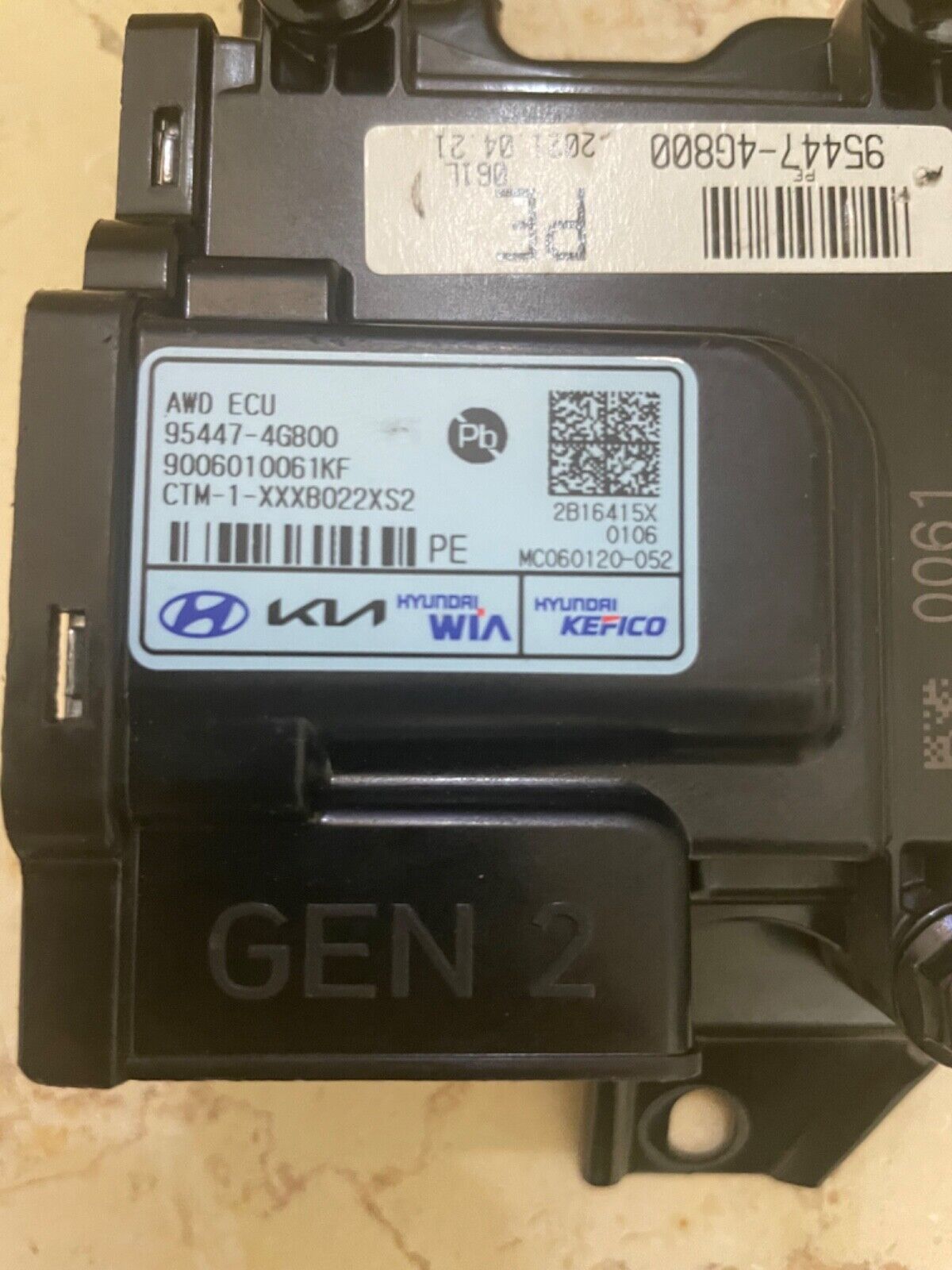 Hyundai Santa fe 2020 2023 95447-4G800 PE OEM 4WD ECU TCM