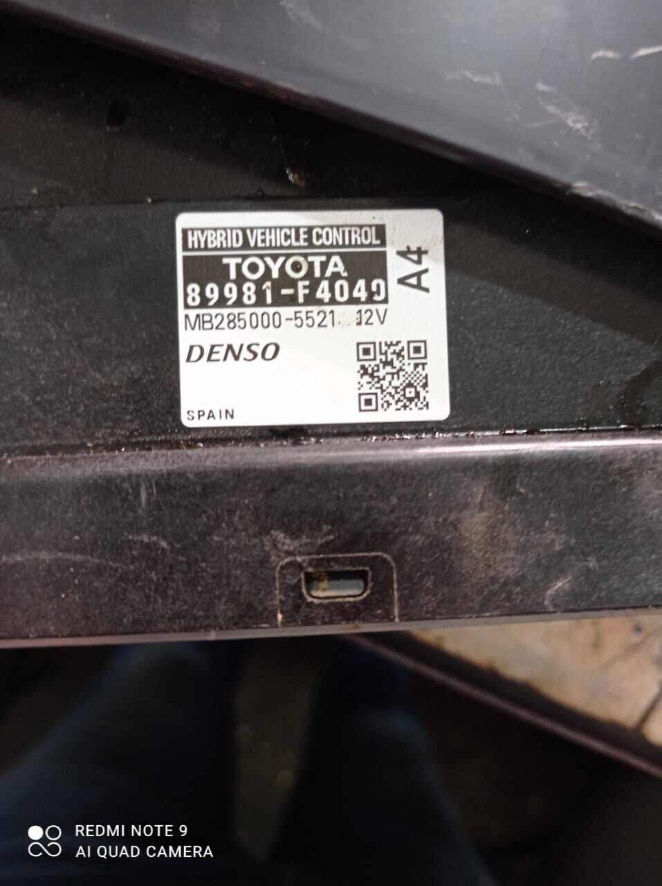 Toyota C-HR 2018 2019 Hybrid Control Unit ECU 89981-F4040 1.8 MB285000-5521