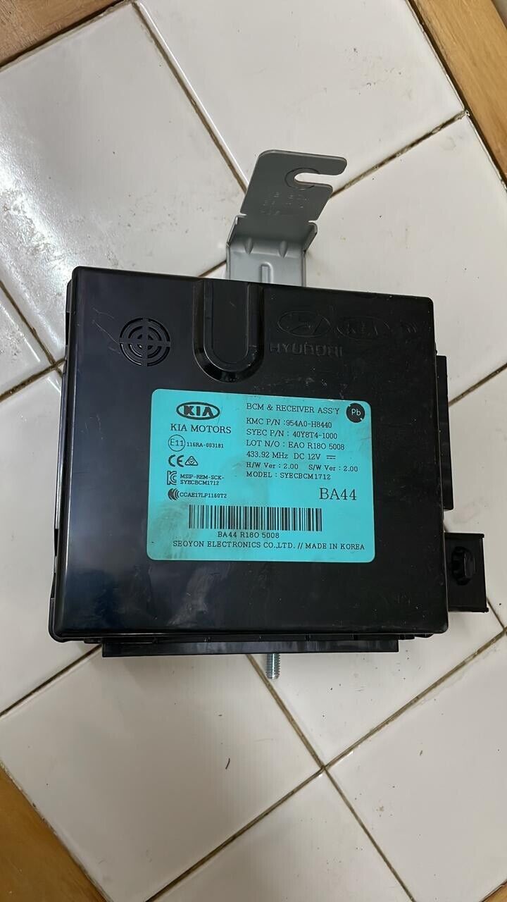 Kia Stonic 2019 2022 OEM BCM ASSY Receiver unit 954A0H8440 BA44