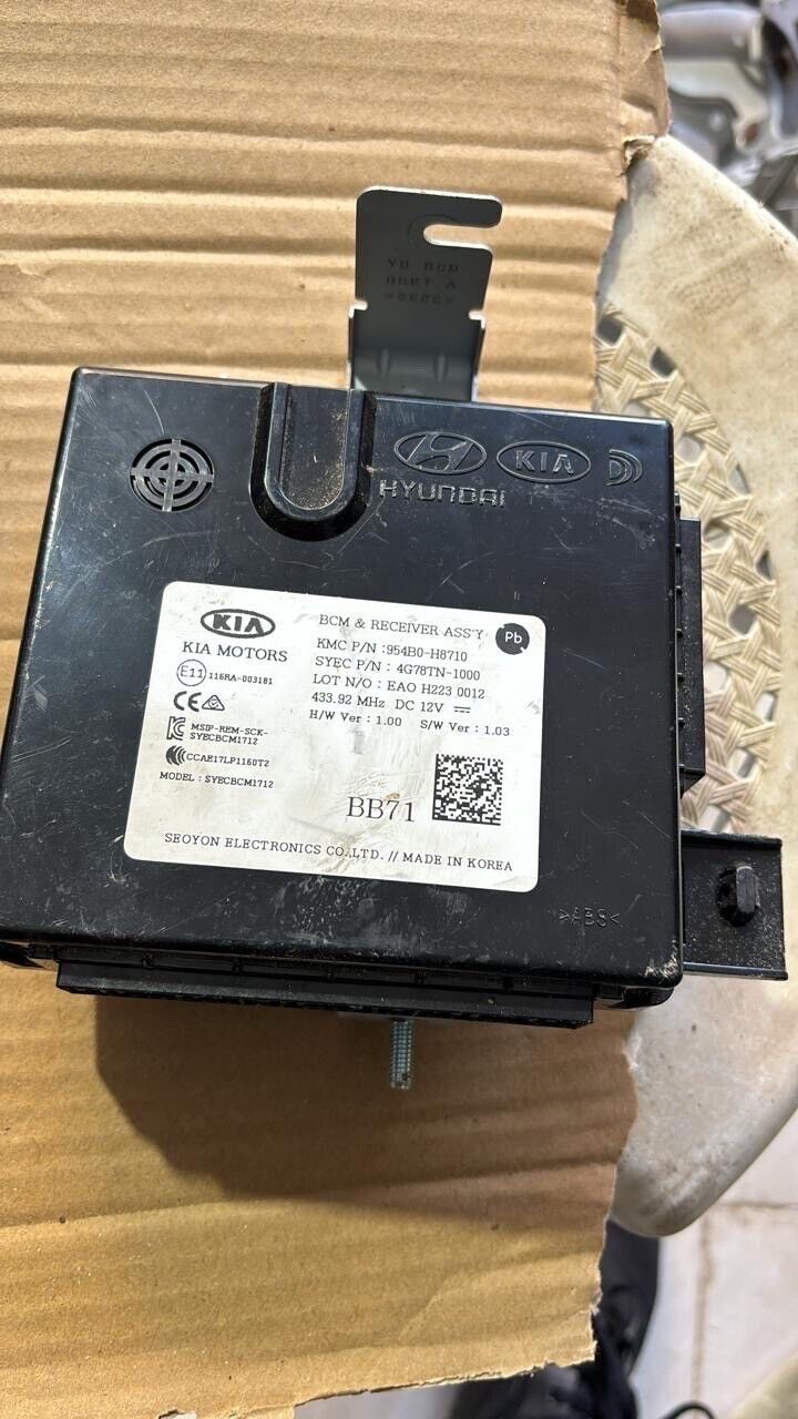 Kia stonic Body control module 954B0H8710 BB71