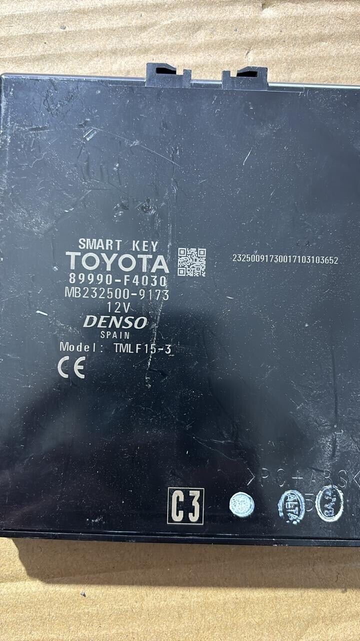 toyota CHR 2017 2022 OEM keyless Smart Control OEM 89990F4030