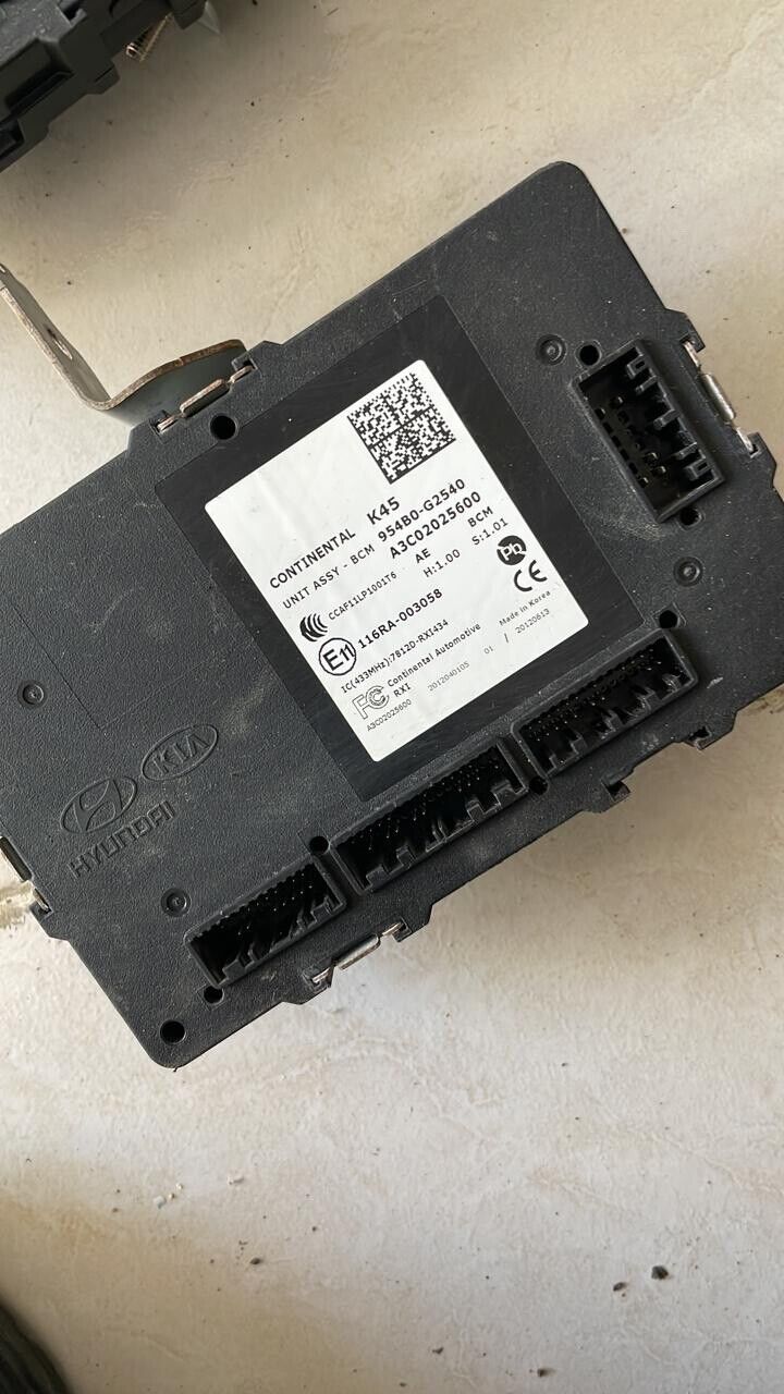 Hyundai Ioniq 2017 2022 OEM BCM Body control unit 954B0G2540 K45