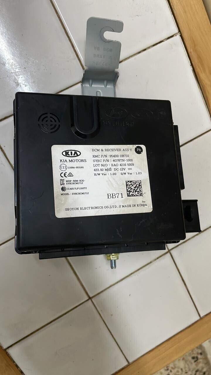 Kia stonic 2019 2022 OEM BCM Body control module 954B0-H8710 BB71