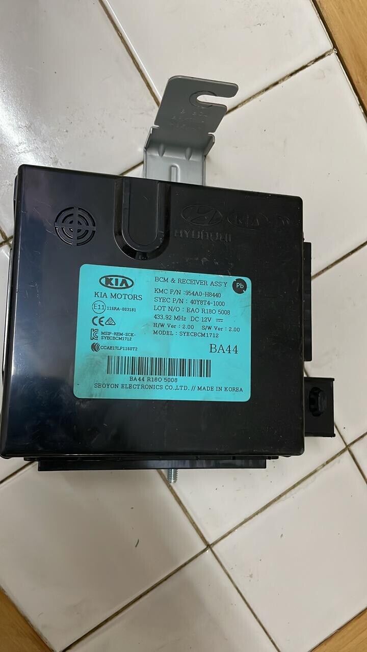 Kia Stonic 2019 2022 OEM BCM ASSY Receiver unit 954A0H8440 BA44