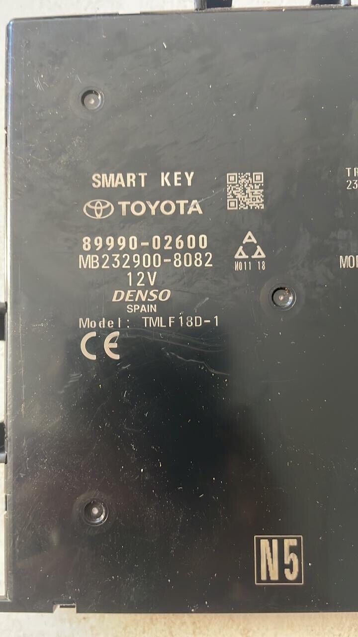 Toyota Corolla 2019 2022 OEM Smart key control unit 8999002600 N5