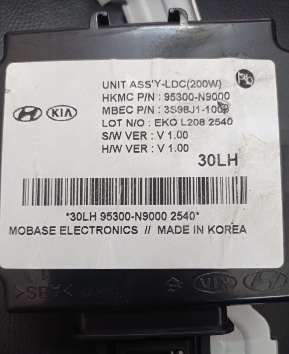 Hyundai Tucson 2021 2023 OEM LDC 200 W control assembly 95300N9000 